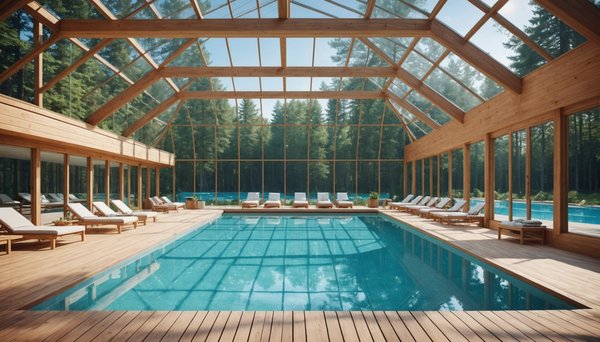 Piscine couverte camping : usages et avantages avec ciela village